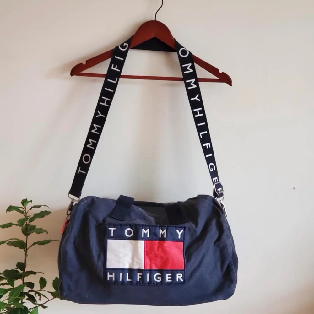 Vintage 90’s Tommy Hilfiger Duffle Bag Big Flag